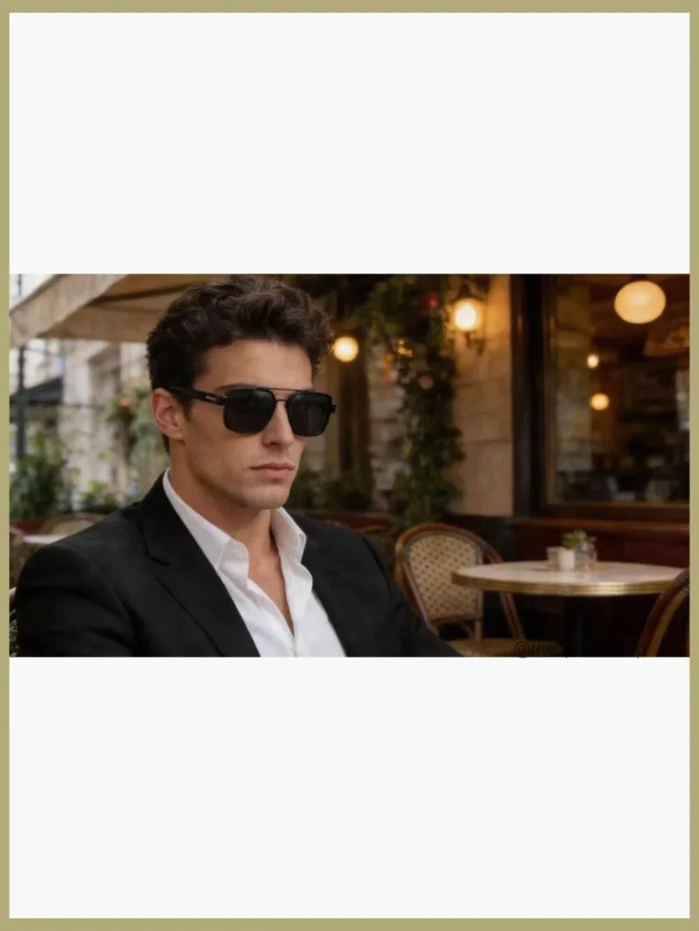 Metal Frame Polarized Sunglasses UV400 Protection Retro Aviator Style